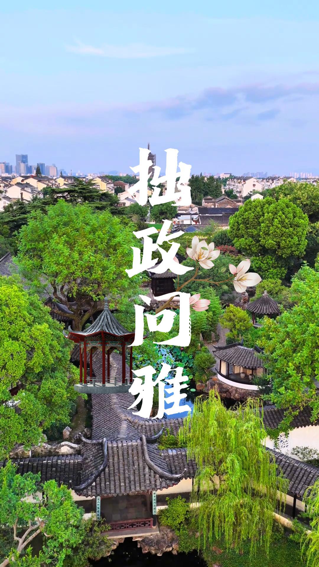 苏州拙政园的拙政问雅是什么？这条苏州拙政园夜游视频带你看一看！