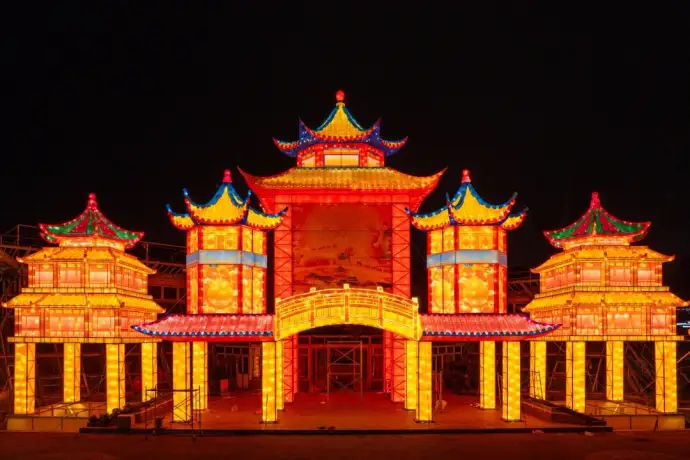 无锡梅园夜游