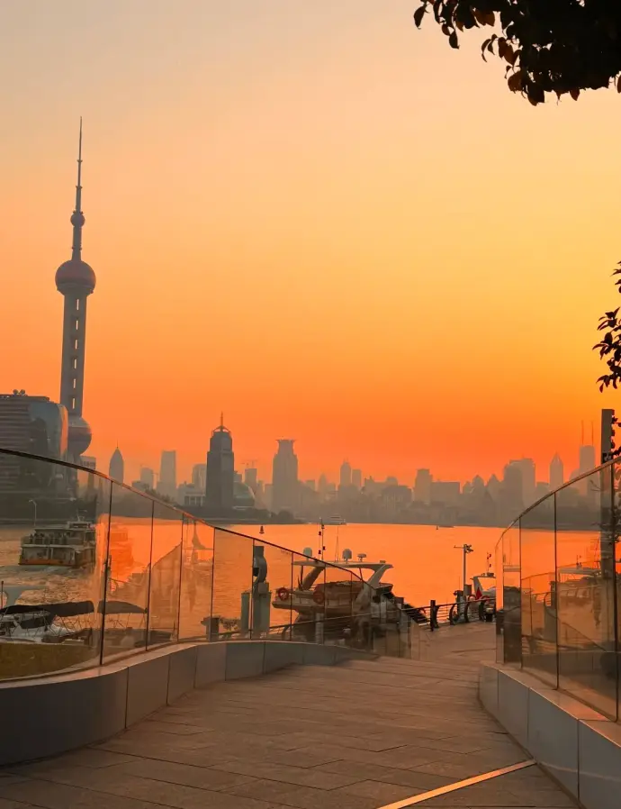 外滩夕阳