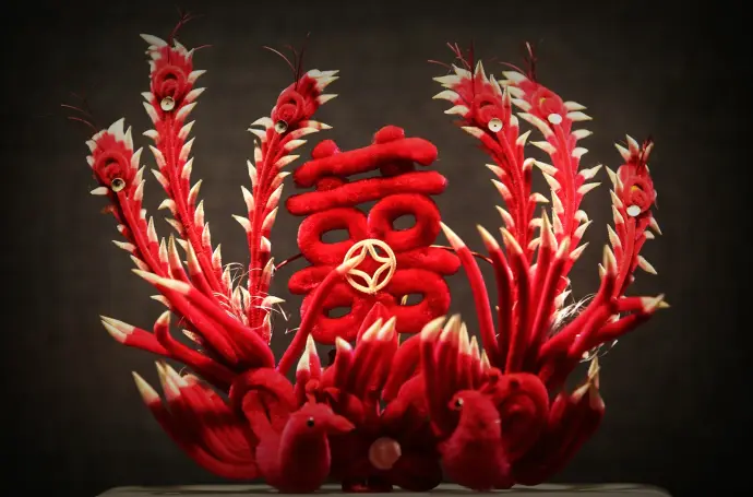 金陵绒花