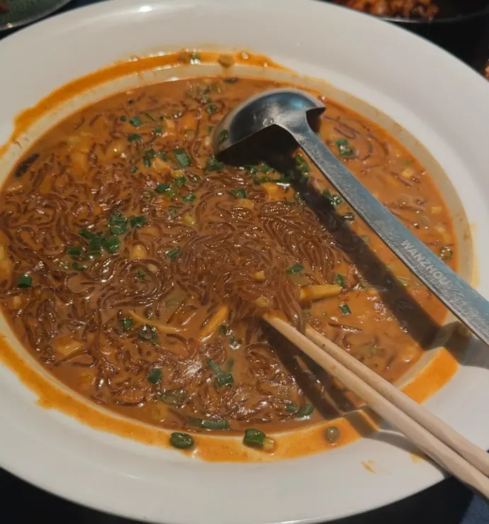 沙蒜豆面