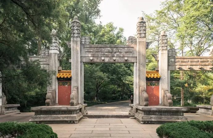 明孝陵石象路