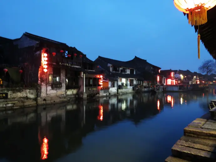 傍晚静水航线