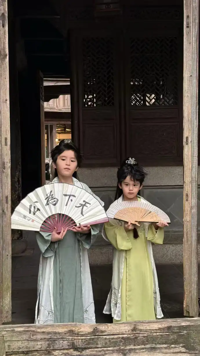 南京总统府小孩