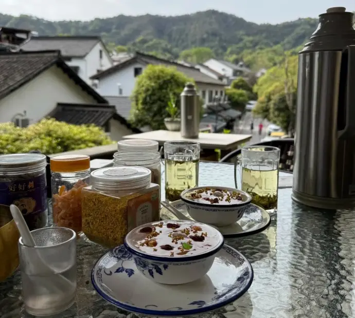 龙井喝茶