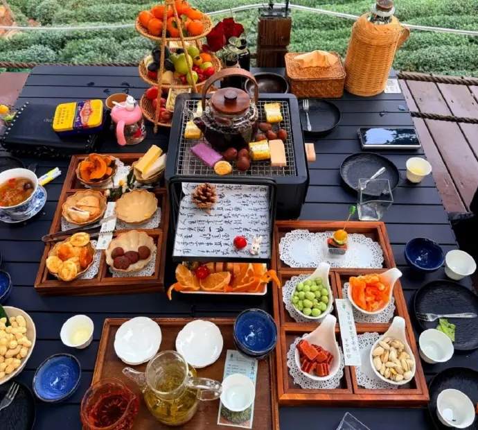 龙井村围炉煮茶